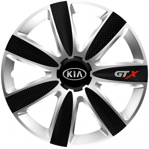 KRYTY KOLIES PRE KIA 15" GTX silver/black 4ks